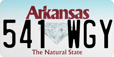 AR license plate 541WGY