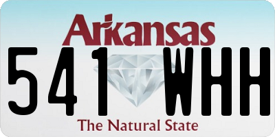 AR license plate 541WHH