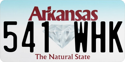 AR license plate 541WHK