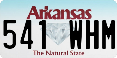 AR license plate 541WHM