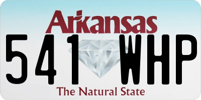AR license plate 541WHP