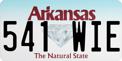 AR license plate 541WIE
