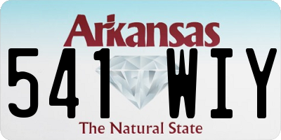 AR license plate 541WIY
