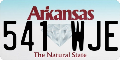 AR license plate 541WJE