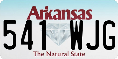 AR license plate 541WJG