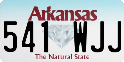 AR license plate 541WJJ