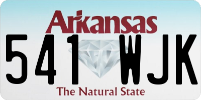 AR license plate 541WJK