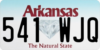 AR license plate 541WJQ