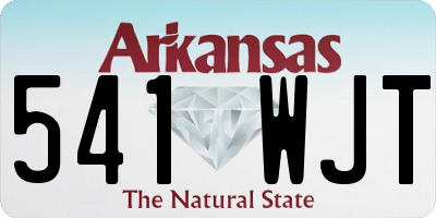 AR license plate 541WJT