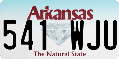AR license plate 541WJU