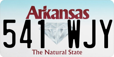 AR license plate 541WJY