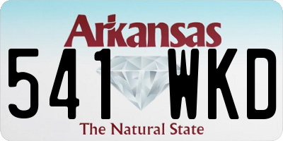 AR license plate 541WKD