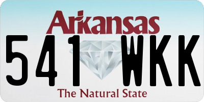AR license plate 541WKK