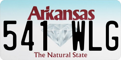 AR license plate 541WLG