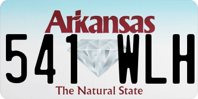 AR license plate 541WLH