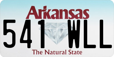 AR license plate 541WLL