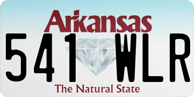 AR license plate 541WLR