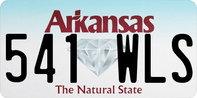 AR license plate 541WLS