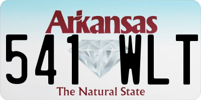 AR license plate 541WLT