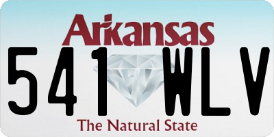 AR license plate 541WLV