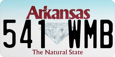 AR license plate 541WMB