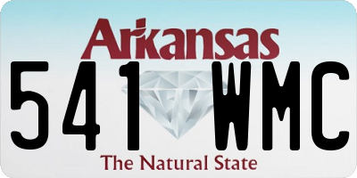 AR license plate 541WMC