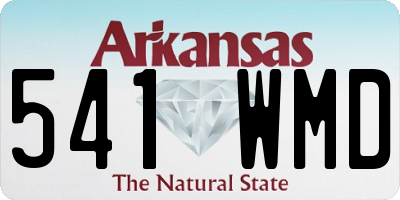 AR license plate 541WMD