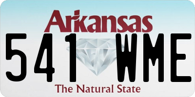 AR license plate 541WME