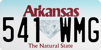 AR license plate 541WMG