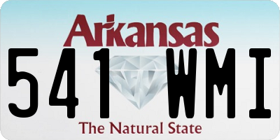 AR license plate 541WMI