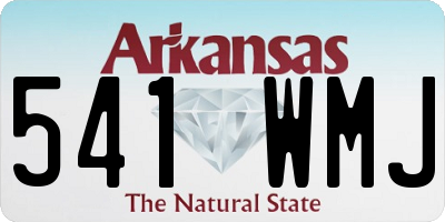 AR license plate 541WMJ