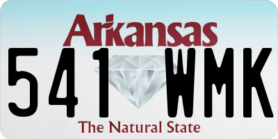 AR license plate 541WMK