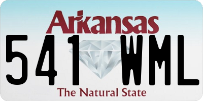 AR license plate 541WML