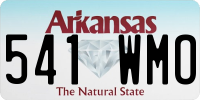 AR license plate 541WMO