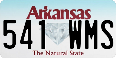 AR license plate 541WMS