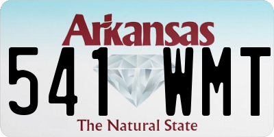 AR license plate 541WMT
