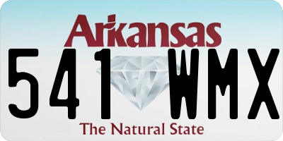 AR license plate 541WMX