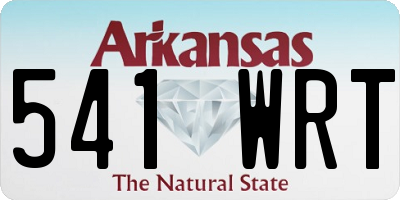 AR license plate 541WRT