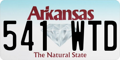 AR license plate 541WTD