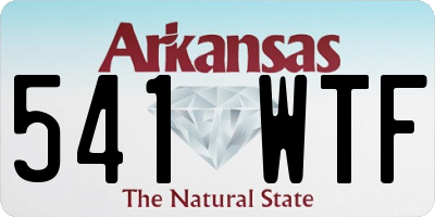 AR license plate 541WTF