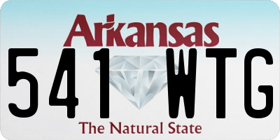 AR license plate 541WTG