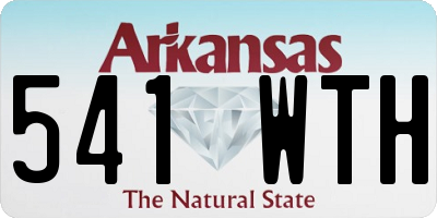 AR license plate 541WTH