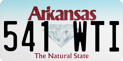 AR license plate 541WTI