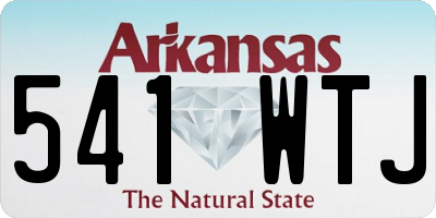 AR license plate 541WTJ