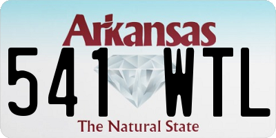 AR license plate 541WTL