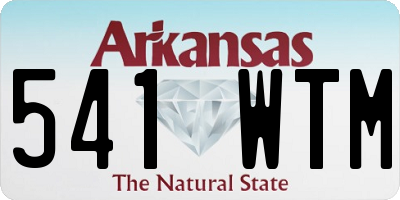 AR license plate 541WTM