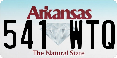 AR license plate 541WTQ