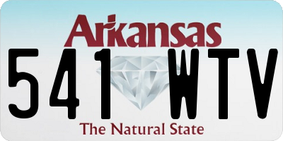 AR license plate 541WTV