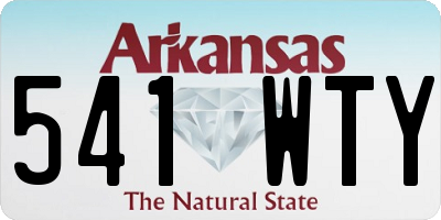 AR license plate 541WTY