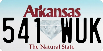 AR license plate 541WUK